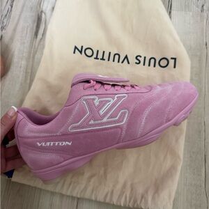 Louis Vuitton footprint soccer shoe